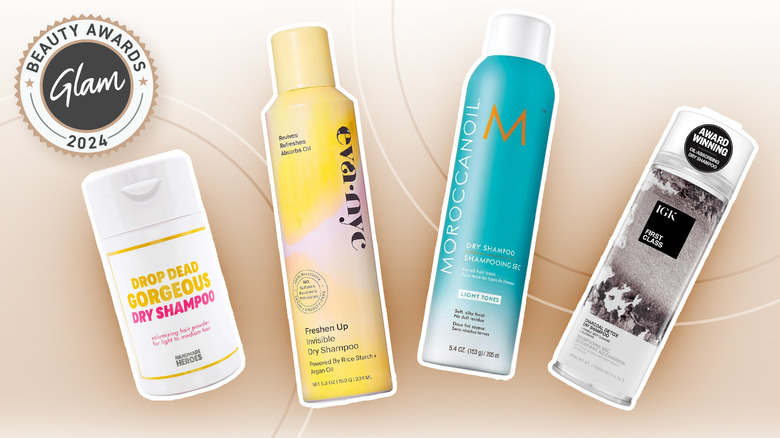 Gliz Beauty Awards dry shampoos